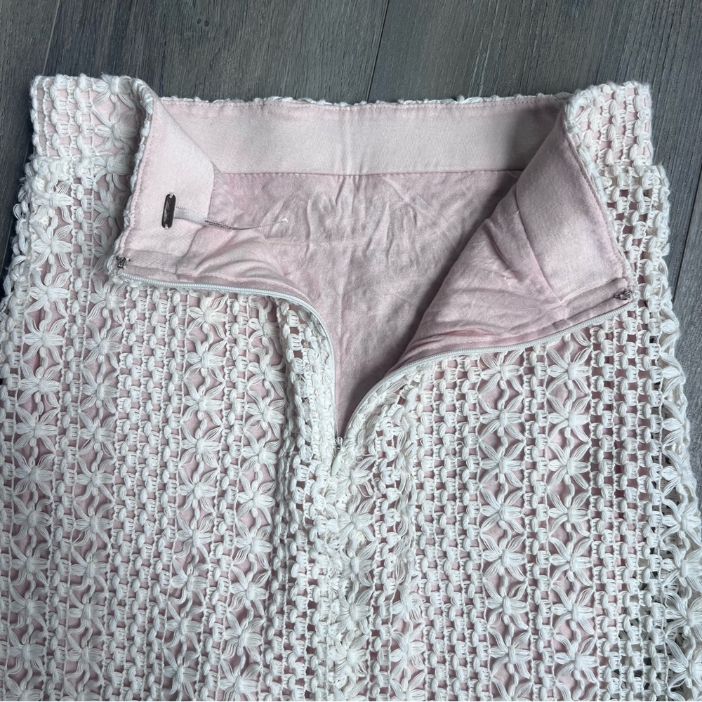 Free People midi skirt crocheted detail size 4 - Picture 7 of 12